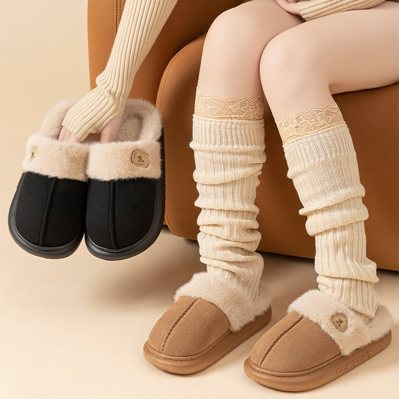 Plush Slippers For Women Men