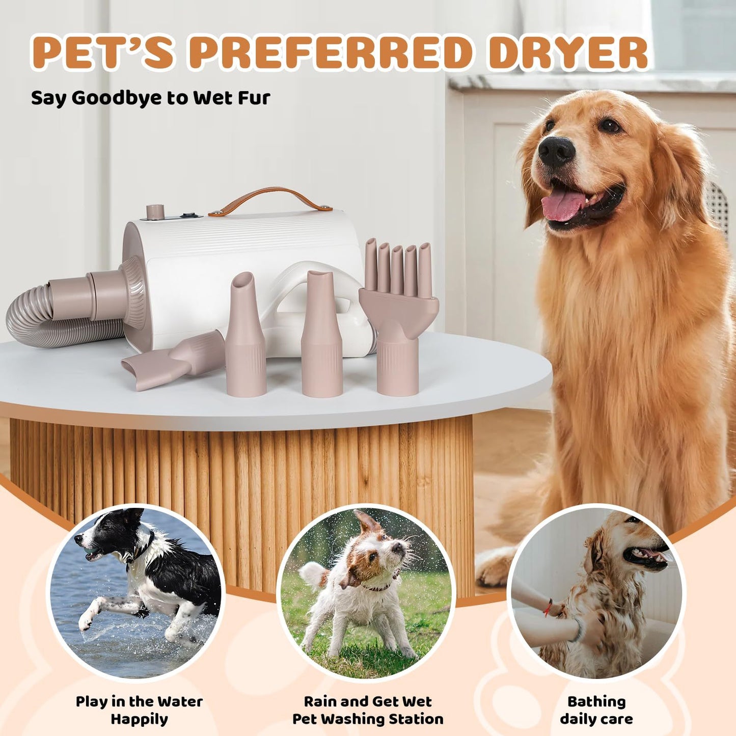 Negative Ion Dog Hair Dryer