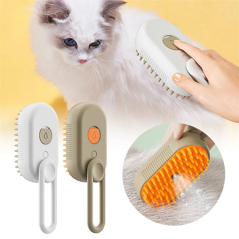 Dog Brush 3 In 1 Electric Spray Cat Hair Brushes For Massage