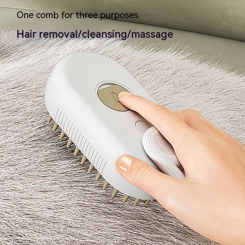 Dog Brush 3 In 1 Electric Spray Cat Hair Brushes For Massage